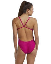 TYR Durafast Elite Cutoutfit Swimsuit Lapped Magenta