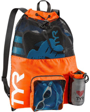TYR 40L Big Mesh Mummy Backpack Fl.Orange